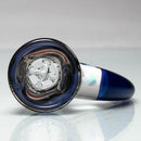 Unity Glassworks - 4 Hole Worked Opal Horn Slide - 18mm - Shadow & Royal Jelly - The Cave