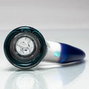 Unity Glassworks - 4 Hole Worked Opal Horn Slide - 18mm - Black Ice & Royal Jelly - The Cave