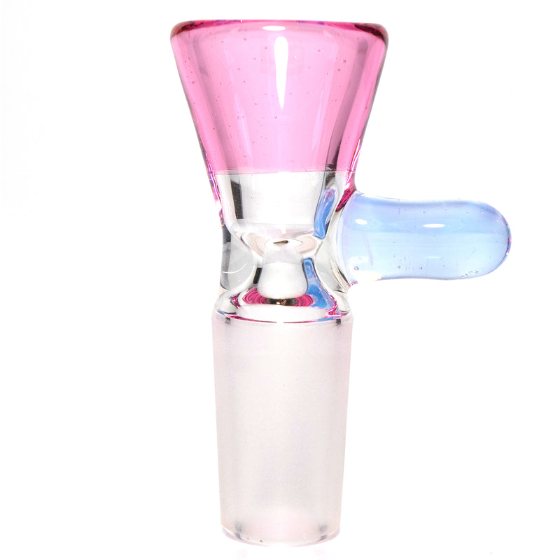 Unity Glassworks - Single Hole Martini Slide - 14mm - CFL Serum & Lucid - The Cave