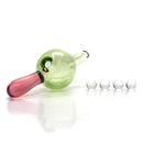 Unity Glassworks - Directional Bubble Cap - NS Exp. Green & Karmaline - The Cave