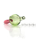Unity Glassworks - Directional Bubble Cap - NS Exp. Green & Karmaline - The Cave