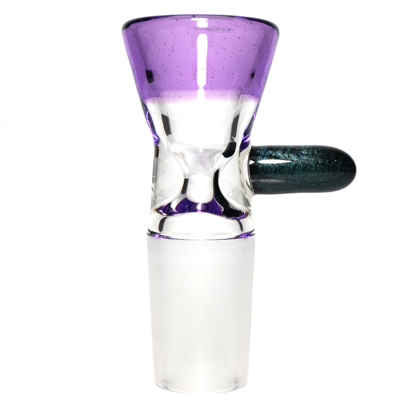 Unity Glassworks - Single Hole Martini Slide - 18mm - CFL Potion & Unobtainium - The Cave