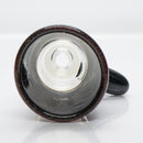 Unity Glassworks - Single Hole Martini Slide - 18mm - Candy Apple Red & Galaxy - The Cave