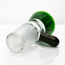 Unity Glassworks - Single Hole Martini Slide - 18mm - Exp. Green & Metal Fleck - The Cave