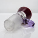 Unity Glassworks - Single Hole Martini Slide - 18mm - Aphrodesia & Purple Rain - The Cave
