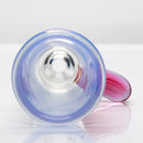 Unity Glassworks - Single Hole Martini Slide - 18mm - Lucid & Gold Ruby - The Cave