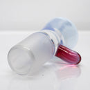 Unity Glassworks - Single Hole Martini Slide - 18mm - Lucid & Gold Ruby - The Cave