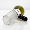 Unity Glassworks - Single Hole Martini Slide - 18mm - Metal Fleck & Black Sparkle - The Cave