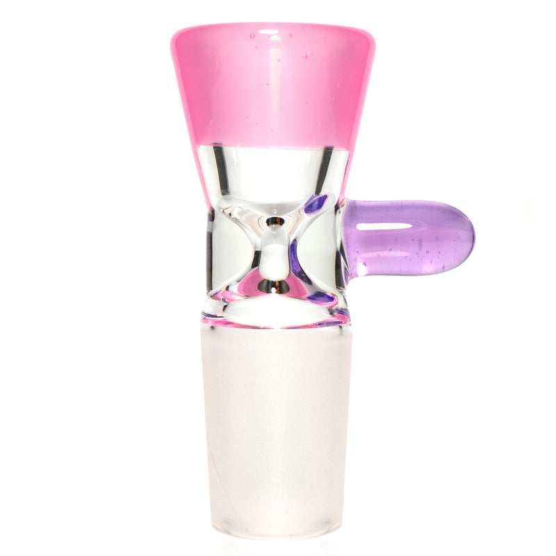 Unity Glassworks - Single Hole Martini Slide - 18mm - CFL Pastel Serum & CFL Pastel Potion - The Cave