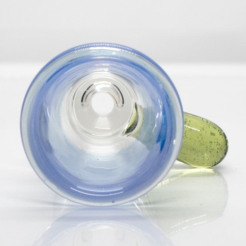 Unity Glassworks - Single Hole Martini Slide - 18mm - Lucid & CFL Potion - The Cave