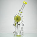 Unity Glassworks - Bubble Dumper - 14mm - CFL Yoshi Accents - The Cave
