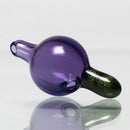 Unity Glassworks - Puffco Peak/ Carta Bubble Cap - Royal Jelly & Metal Fleck - The Cave