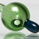 Unity Glassworks - Puffco Peak/ Carta Bubble Cap - Green & Blue Stardust - The Cave