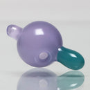 Unity Glassworks - Puffco Peak/ Carta Bubble Cap - Purple Satin & Agua Azul - The Cave