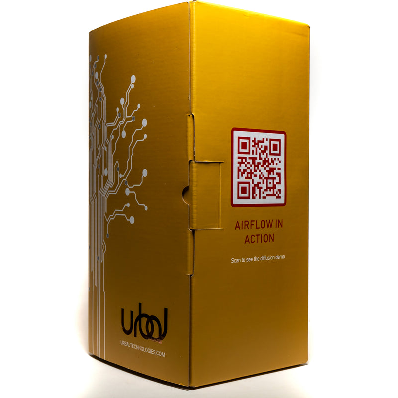 Urbal Technologies - Hybrid Tube - 14mm - Smoke w/ White Tree Label - The Cave