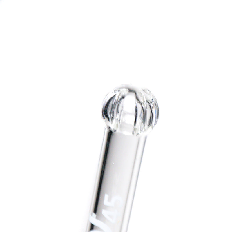 Urbal Technologies - 6 Slit Downstem - 4.5" - Clear w/ White* - The Cave