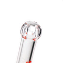 Urbal Technologies - 6 Slit Downstem - 4.5" - Clear w/ Red* - The Cave