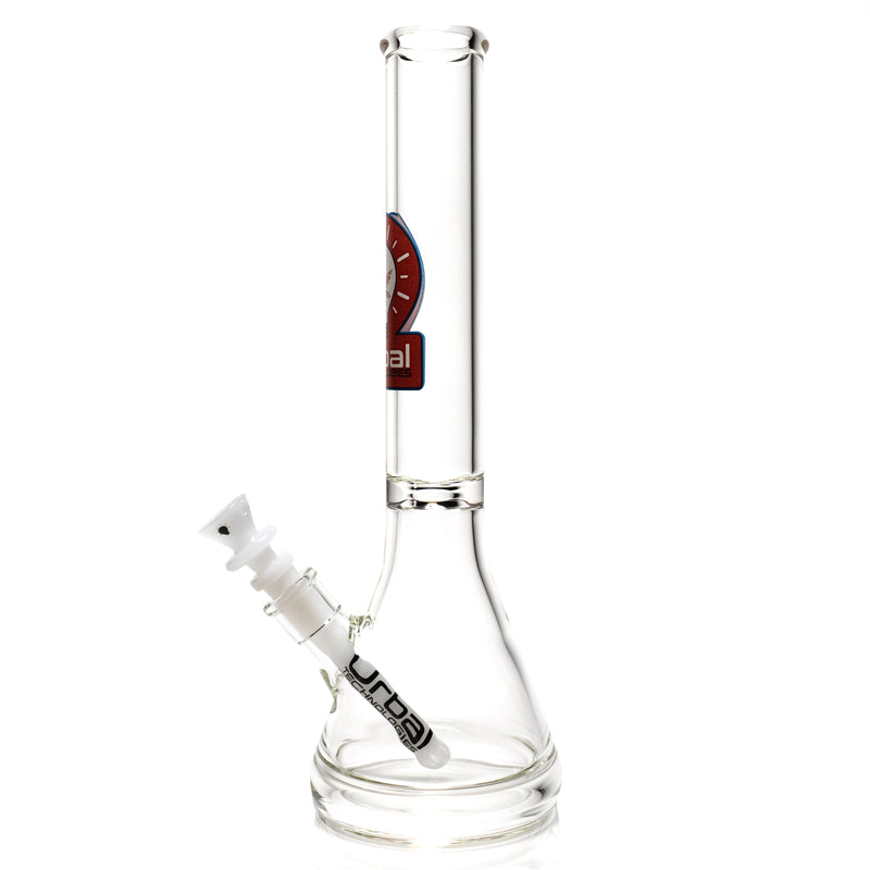 Urbal Technologies - 13" Beaker - 45x5 - Red & Blue Label - The Cave