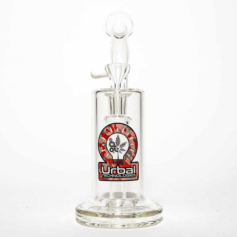 Urbal Technologies - Hybrid 3 Hole Bubbler - 14mm - Red Camo Label - The Cave