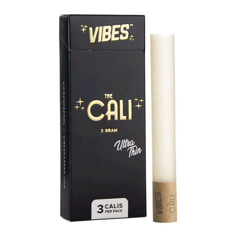 Vibes - The Cali - Ultra Thin - 3 Cones - 2 Gram - 8 Pack Box - The Cave