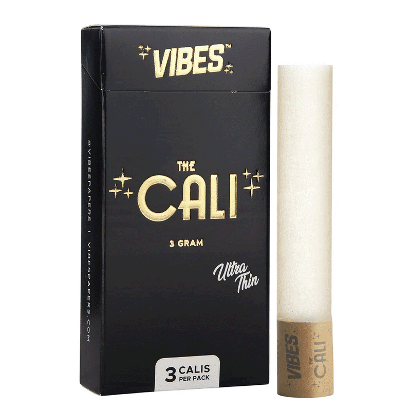 Vibes - The Cali - Ultra Thin - 3 Cones - 3 Gram - 8 Pack Box - The Cave