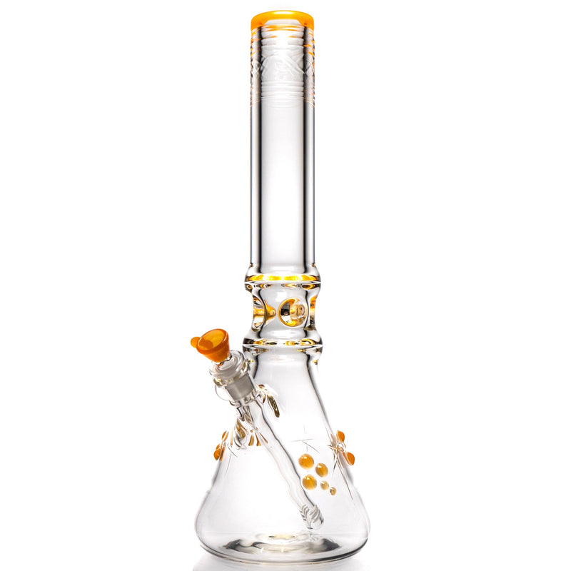 Wil Glass - Beaker - 50x9 - Lava Accents - The Cave