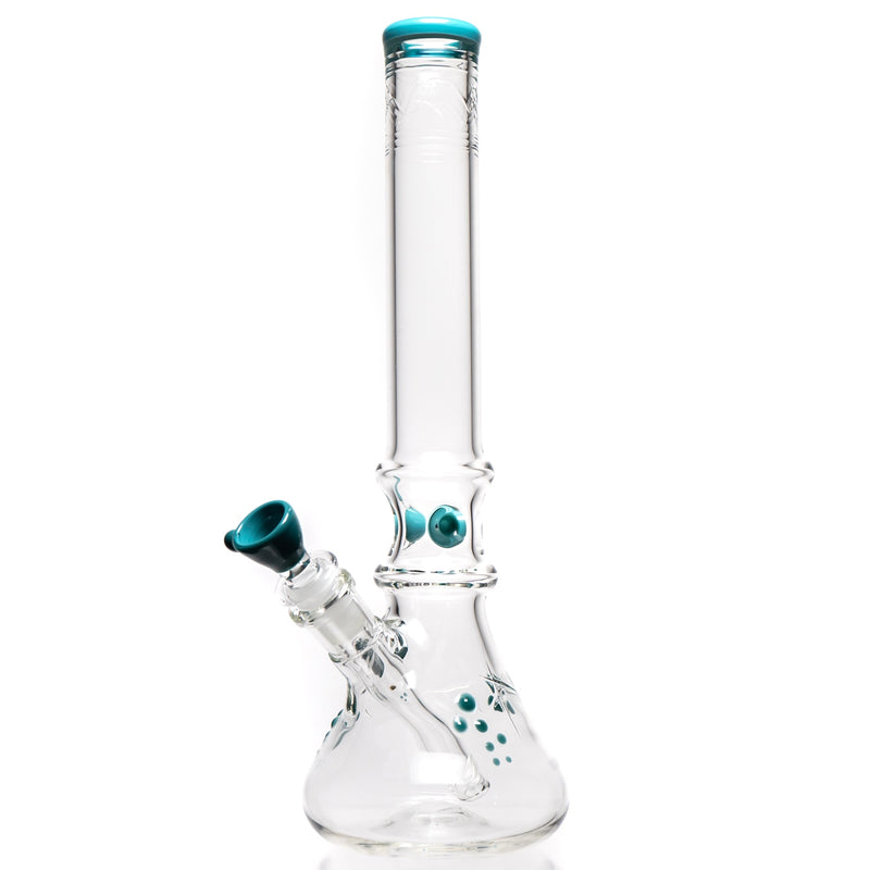 Wil Glass - Beaker - 38x4 - Agua Azul Accents - The Cave