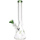 Wil Glass - Mini Beaker - 32x4 - Green Stardust Accents - The Cave