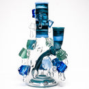 Chaka x Riel - Iced Out Mini Tube - Blue Stardust, White & Agua - The Cave