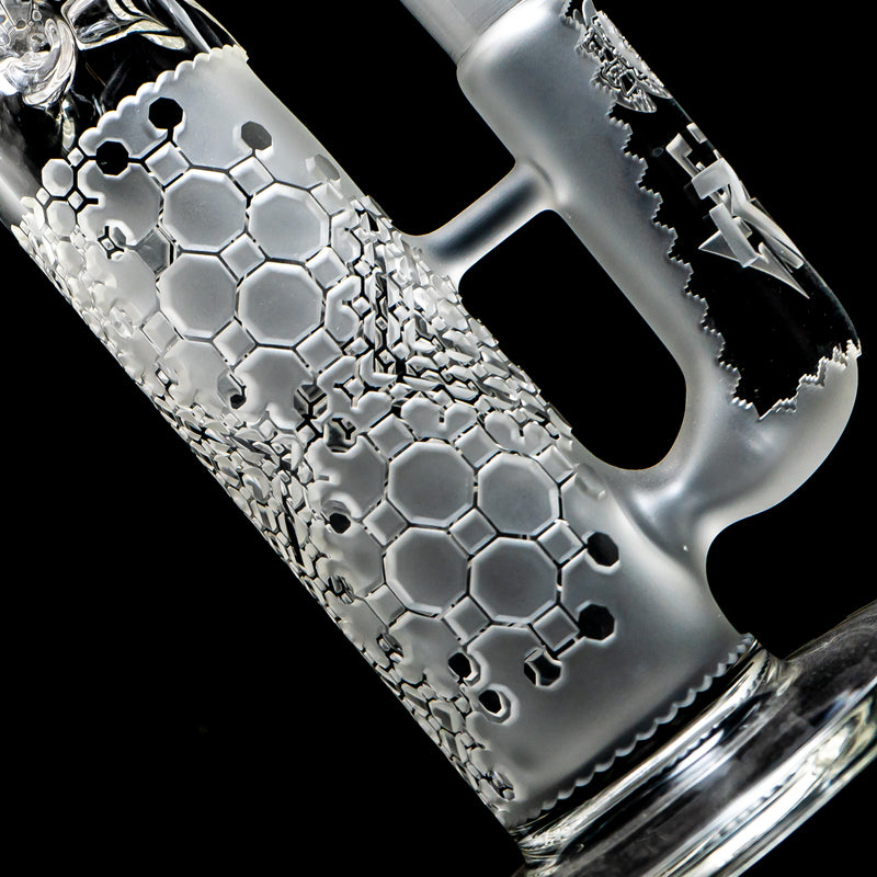 Liberty - Carved & Sandblasted Straight Tube - Octopattern - The Cave