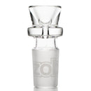 ZOB Glass - 18" Straight Zobello to 8 Arm Tree Perc - Pyramids Label - Blue & Sandblast - The Cave