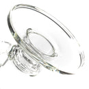 ZOB Glass - 18" Straight Zobello to 8 Arm Tree Perc - Classic Circle Label - Blue & Black - The Cave