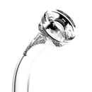 ZOB Glass - 16" Straight Wubbler 8 Arm Tree Perc - Pyramids Label - Blue & Black - The Cave