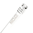 ZOB Glass - 15" Straight 4 Arm Tree Perc - Pyramids Label - Orange & Black - The Cave