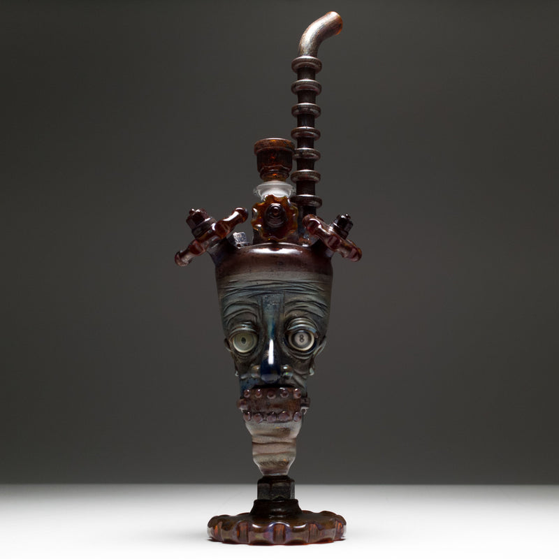 Zach Puchowitz - Industrial Punished Head Concentrate Bubbler - The Cave