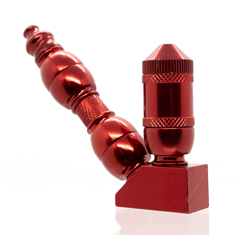 Metal Pipe - Stand Up - Triple Chamber - Red - The Cave