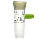 Unity Glassworks - Single Hole Martini Slide - 18mm - CFL Mirage & Sea Slyme - The Cave