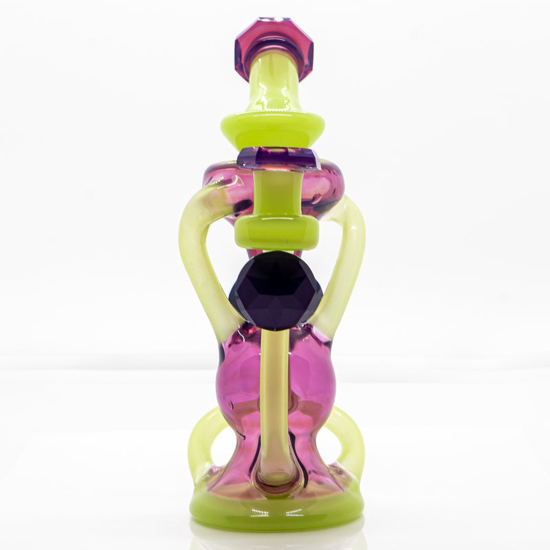Anton Glass - Faceted Split Drain Recycler - Royal Jelly & Antidote - The Cave