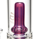 Geos Glass - Double Shredder - Gold Purple Phoenix - The Cave
