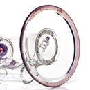 Geos Glass - Double Shredder - Gold Purple Phoenix - The Cave