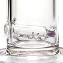 Geos Glass - Double Shredder - Gold Purple Phoenix - The Cave