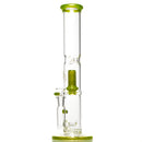 Geos Glass - Double Shredder - Lime Drop - The Cave