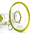 Geos Glass - Double Shredder - Lime Drop - The Cave