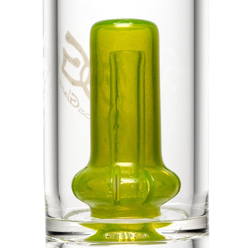 Geos Glass - Double Shredder - Lime Drop - The Cave
