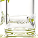 Geos Glass - Double Shredder - Lime Drop - The Cave