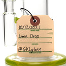 Geos Glass - Double Shredder - Lime Drop - The Cave