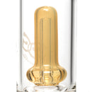 Geos Glass - Double Shredder - CFL Peach Cheese - The Cave