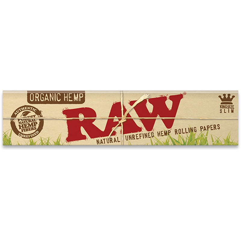 RAW - King Size Slim Organic - Single Pack - The Cave