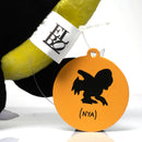 Elbo - Mini Plushie - Open Mouth Nya - Black Yellow - The Cave