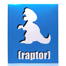 Elbo - 6" Vinyl Toy - Open Mouth Raptor - Blue - The Cave